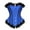 Blue, variant on Elainilye Fashion Waist Cincher Shapewear Lace Patchwork Embroidery Solid Color Gothic Court Party Outside To Wear Corset,Black