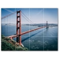 thumbnail image 1 of Picture-Tiles.com: Bridge Ceramic Tile Wall Mural WAL500272-43M. 24"W x 18"H using (12) 6" x 6" Ceramic Tiles-Satin Finish, 1 of 3