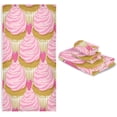 thumbnail image 7 of Dreamtimes Cupcakes Towel Set of 3, Highly Absorbent Soft Towels with Bath Towel, Hand Towel and Washcloth for Bathroom Hotel Gym Spa, 7 of 7