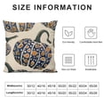 thumbnail image 5 of AnyDesign Fall Pillow Covers Pumpkins Throw Pillow Case Decorative Cushion Cover for Autumn Thanksgiving Home Office Decoration, Blue, White, 5 of 5