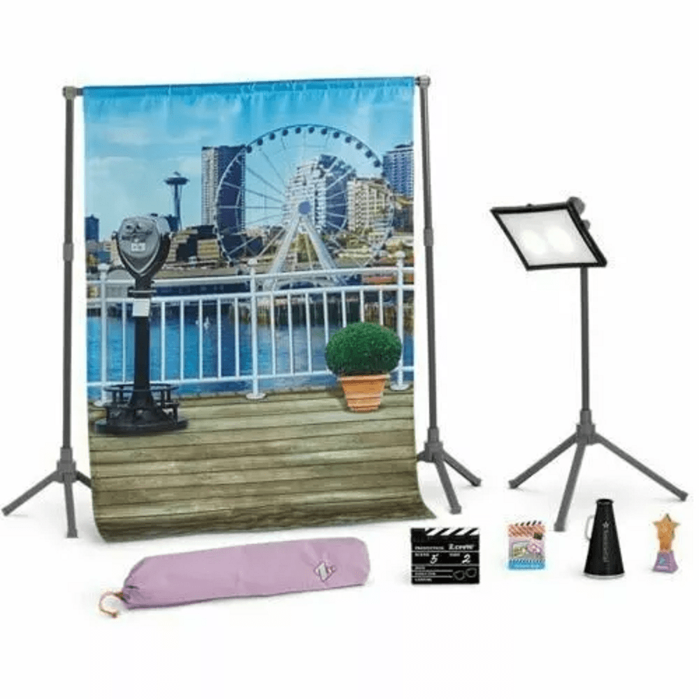 American Girl Doll Z Yang Media Kit and Accessories for 18" Dolls (Doll Not Included)