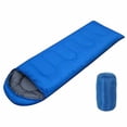 thumbnail image 1 of Saco de dormir tipo sobre para adultos Mezcla de poliéster Impermeable Viaje Cálido CampingBlue0.95kg, 1 of 3