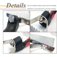 thumbnail image 5 of Dog Brushes for Grooming Large Dogs, Long Hair Dog Rake Pet Comb Pet Grooming Brush with Anti-Slip Handle,Steel Comb for Golden Retriever Husky German Shepherd, 5 of 5
