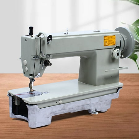 Industrial Leather Sewing Machine, 3000S.P.M SM 6-9 Heavy Duty Sewing Machine Head Thick Material Lockstitch Sewing Machine, Leather Sewing Tool for Sewing Clothing Fabrics Jeans Tents