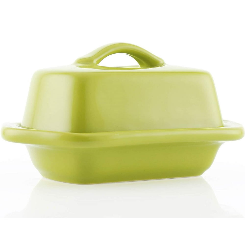 Chantal 5" Mini Butter Dish Olive Green