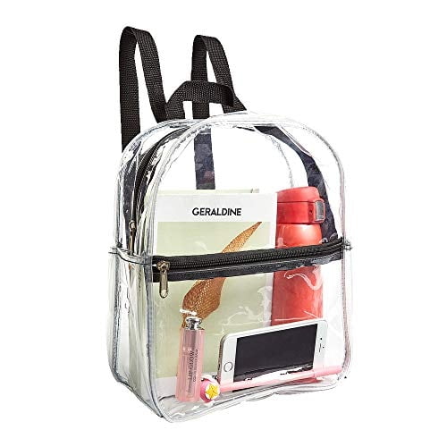 Mochila transparente mini Clearworld aprobada para estadios PVC resistente al frío