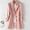 004 Pink, variant on Women's Lapel Button Down Trench Coat Casual Long Sleeve Pockets Jackets Coat Classic Belted Overcoat