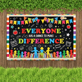 thumbnail image 5 of Colorful Theme Everyone Difference Banner Inspirational Classroom Learning for School Decoration Children Teamwork Motivational, 5 of 7
