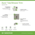 thumbnail image 2 of Symmons 3692BBZ15TRM Duro Hydromersion Tub And Shower Trim Package - Bronze, 2 of 7