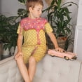 thumbnail image 4 of Balery Conjunto de Pijama Infantil de Manga Corta con Estampado – Ropa de Dormir de Algodón Suave-Small, 4 of 6