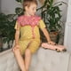 thumbnail image 4 of Fotbe Pijama Estampada de 2 Piezas para Niños – Ropa de Dormir de Manga Corta Cómoda para Niños y Niñas, Camiseta y Shorts de Algodón-Small, 4 of 6