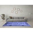 thumbnail image 3 of Ahgly Company Indoor Rectangle Oriental Blue Traditional Area Rugs, 6' x 9', 3 of 4