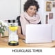 thumbnail image 4 of Reloj de arena Reloj de arena Adornos de escritorio Top negro Pequeño regalo Decoración del hogar, 4 of 6