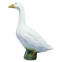 Wild Goose Outdoor Lawn and Garden Statue, 23" Tall Figurine, Decorative Accent for Patio, Indoor or Protected Outdoors Use, White