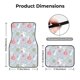 thumbnail image 5 of Fotbe Bunny cartoon with easter Juego de 4 Tapetes para Auto con Estampado – Alfombrillas de Goma Reforzada, Diseño Antideslizante, Protección para Todo el Año – Vehículos, Autos, Camionetas y SUVs, 5 of 7