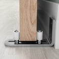 thumbnail image 2 of Sheng Yi Home Improvement,Hardware,Stainless Steel Barn Door Floor Guide,Chrome Fully Adjustable Wall Mounted, 2 of 9
