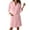 Pink, variant on Women's Lightweight Kimono Robe 3/4 Sleeve Knee Length Bathrobe Soft Comfortable Sleepwear Wear Spa Relaxation Home Wear Sleepshirts for Women Nightgown Comfy Sleepwear