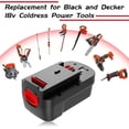 thumbnail image 3 of 4Pack HPB18 Ni-Mh Replacement Battery for Black and Decker 18V Battery HPB18 HPB18-OPE 3000mAh, 3 of 7