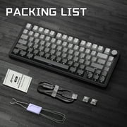 ATTACK SHARK X85 Wireless Mechanical Keyboard 75% Gasket-mounted Bluetooth 5.1/2.4G Wireless & Type-C Wired Mechanical Keyboard