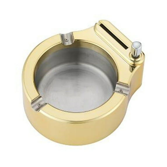 Ashtray Retro Metal Portable Ashtrays Bin Office Home Lighter Cigarette Stainless Steel