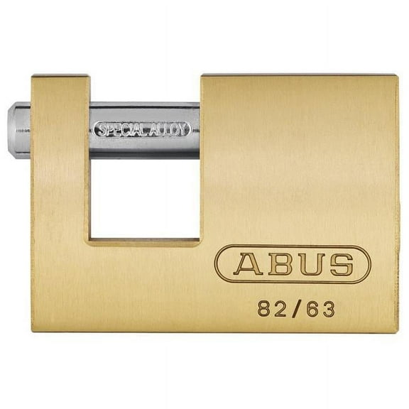 ABUS 82/63 KD U-Shaped Keyed Padlock,9/16 In H,KD