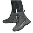 thumbnail image 5 of CAICJ98 Winter Boots for Women Mid-Calf Boots 2025 New Cotton Walking Shoes Waterproof High-top Non-slip Women Snow Boots (Grey,Size 8.5), 5 of 5