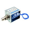 thumbnail image 1 of Unique Bargains Cadre de Poussée à Tirer DC 24V 360mA 60N 10mm Solénoïde à Mouvement Linéaire Électroaimant, 1 of 1