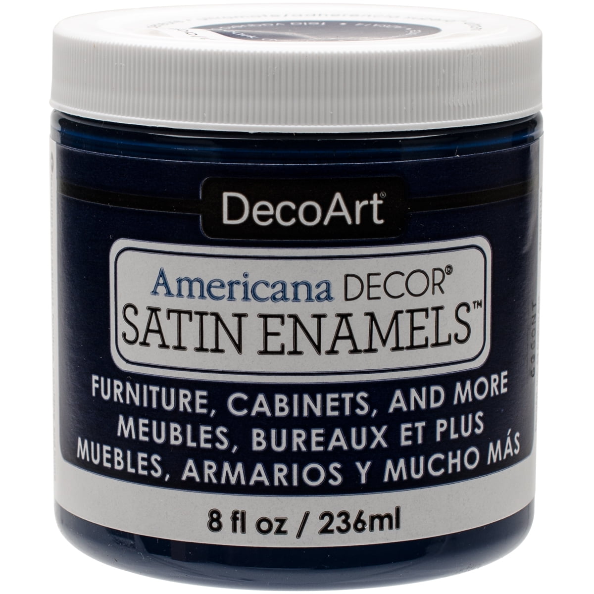 Decoart Americana Decor Satin Enamels 8oz Dk Denim - Walmart.com