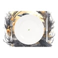 thumbnail image 2 of Bird Black 12×18 inch Placemats Heat Resistant Washable Foldable Rectangular Placemats Set Decoration Indoor Outdoor for Kitchen Dining Table 6PCs, 2 of 8