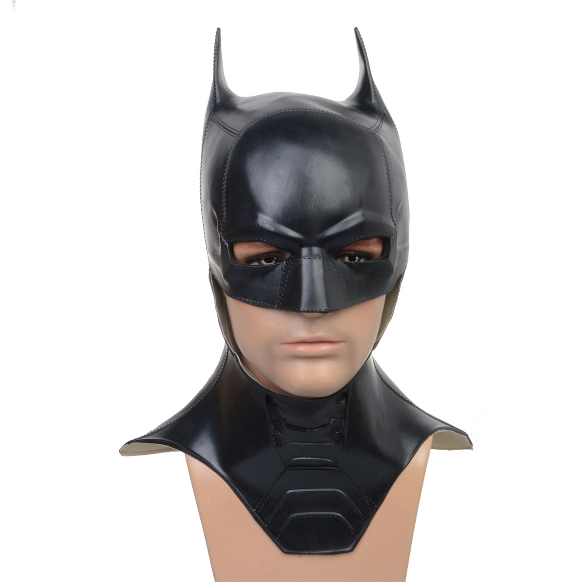 Latex Batman Full Mask With Cowl Adult Cosplay The Dark Knight Rises Batman Mask 