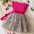 thumbnail image 4 of MIASHUI Robe Sans Manches Décontractée pour Filles avec Ceinture Ajustable pour Jouer et Fête Rose Vif, 2-3 Ans, 4 of 4