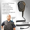 thumbnail image 2 of Klein USB-C Shoulder Mic Dual PTT Noise Canceling with 3.5mm Port, 1 Count, 2 of 7