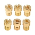 thumbnail image 1 of Wisewang 6 Pieces/Set Carburetor Jet Carb Copper Nozzle M5x0.8mm Thread Accessories Type 75-78, 1 of 6