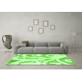 thumbnail image 3 of Ahgly Company Indoor Rectangle Abstract Green Modern Area Rugs, 2' x 5', 3 of 4