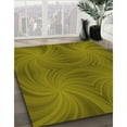 thumbnail image 3 of Ahgly Company Machine Washable Indoor Square Transitional Dark Bronze Brown Area Rugs, 5' Square, 3 of 7