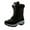 Black, variant on YOURDIARY Womens Snow Boots Winter Comfortable Warm Waterproof Outdoor Boots Faux Fur Lined Lace-Up