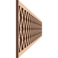 thumbnail image 3 of Ekena Millwork 46 1/4"W x 6"H x 1/4"T Manchester Fretwork Moulding, Red Oak, 3 of 13