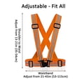 thumbnail image 2 of Reflective Vest Gear Unisex Warning Vests Adjustable Laser Safety Band for Night Running Cycling Jogging Walking, 2 of 5