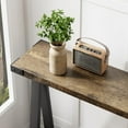thumbnail image 2 of Farmhouse Console Table - 43.3" Entryway Table with Storage, 2 Tier Sofa Table with Metal Frame, Perfect for Living Room, 2 of 12