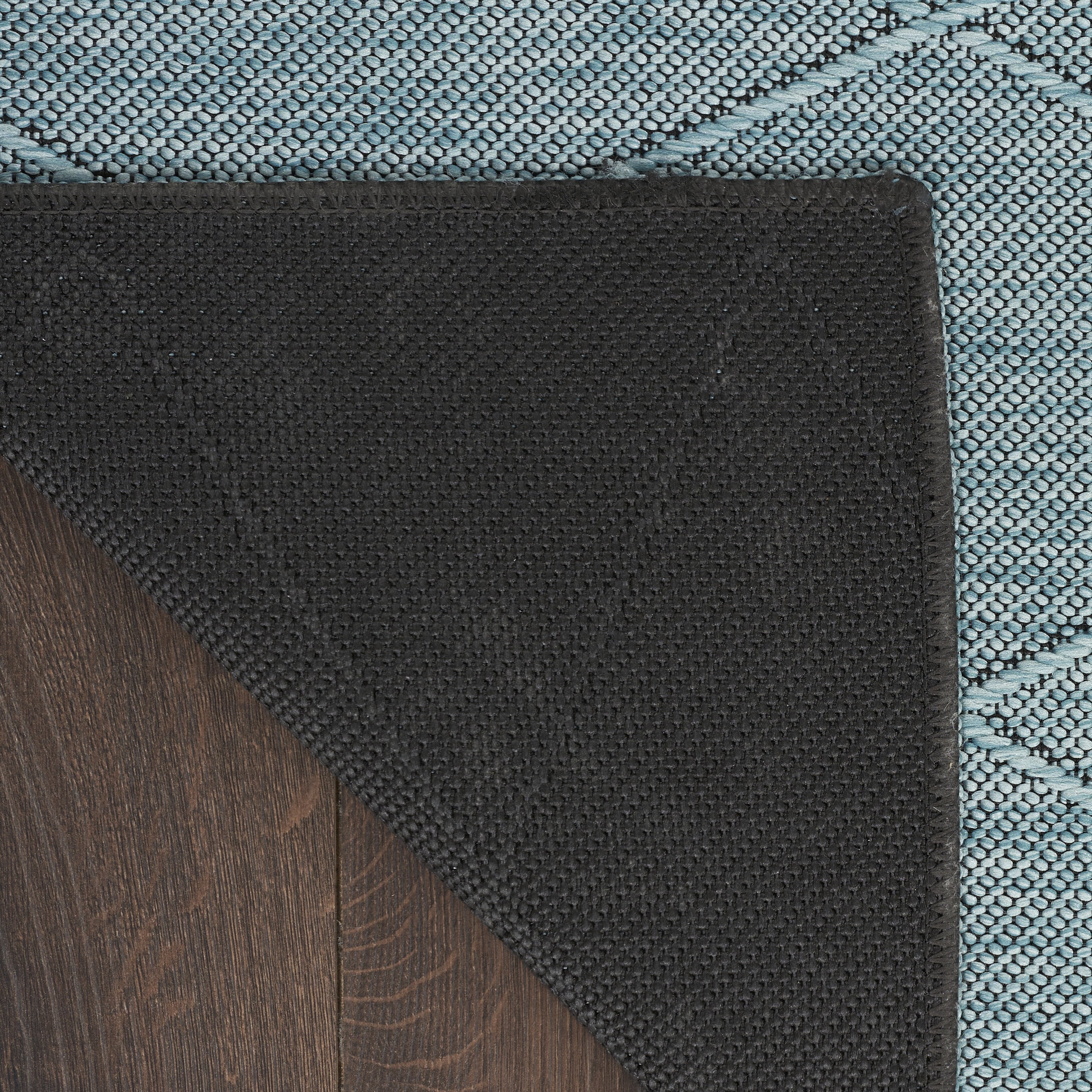 Nourison Practical Solutions Outdoor Aqua 3' x 5' Area Rug (3x5)