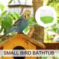 thumbnail image 4 of Shisuyan Creative Bird Bathing Box Plastic Parrot Shower Container Bird Cage Accessory, 4 of 8