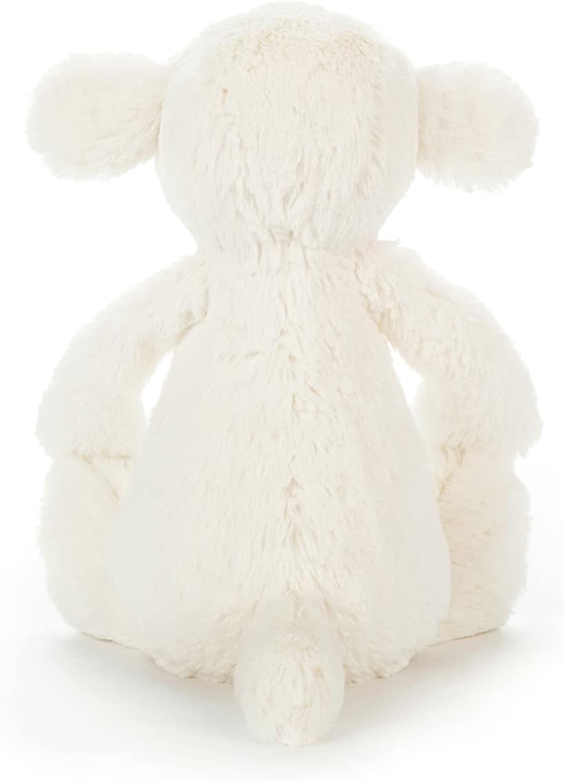 Jellycat Bashful Lamb Stuffed Animal, Medium 12 inches - Lamb and Sheep Plush Toy - Classic Children's Gift