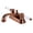 Classic Rose Gold Finish, variant on Renovators Supply Bathroom Faucets 4" Rose Gold Centerset Bathroom Sink Faucet w/White Double Handle and Supply Lines