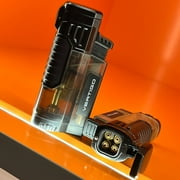 Vertigo Stinger Torch Lighter with Punch Cutter, Clear