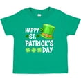 thumbnail image 3 of Inktastic Happy St. Patrick's Day Green Hat and Clovers Boys or Girls Baby T-Shirt, 3 of 5
