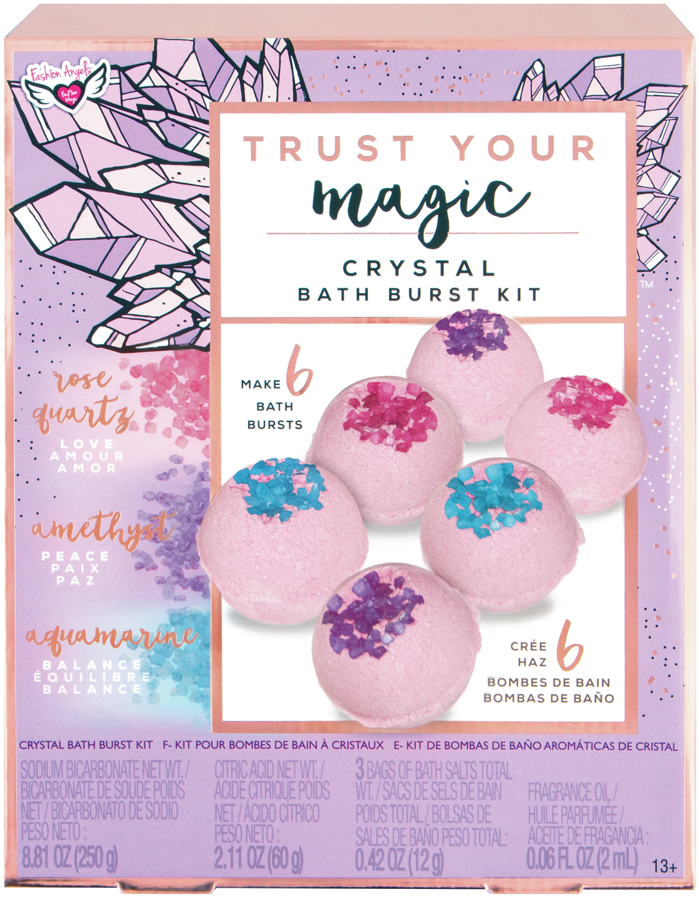 Make Your Own Crystal Bath Bomb Kit by Fashion Angels