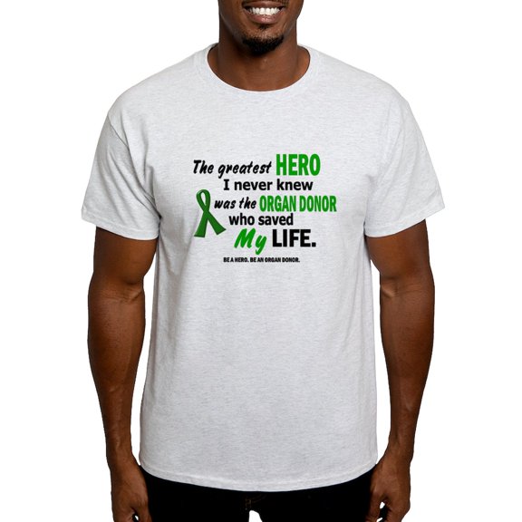 CafePress - Hero I Never Knew 1 (Saved MY Life) Light T Shirt - Men's Classic Graphic T-Shirt