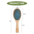 thumbnail image 2 of Cepillo de pelo de paleta con cojín grande, masajeador del cuero cabelludo y estimulador de crecimiento para desenredar el cabello húmedo o seco, 2 of 5