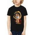 thumbnail image 1 of One Piece Anime Garçons Filles T-Shirt à Imprimé Graphique 3D Col Ras du Cou Manches Courtes T-Shirts Enfants Chandails Fantaisie 6-14 Ans, 1 of 8