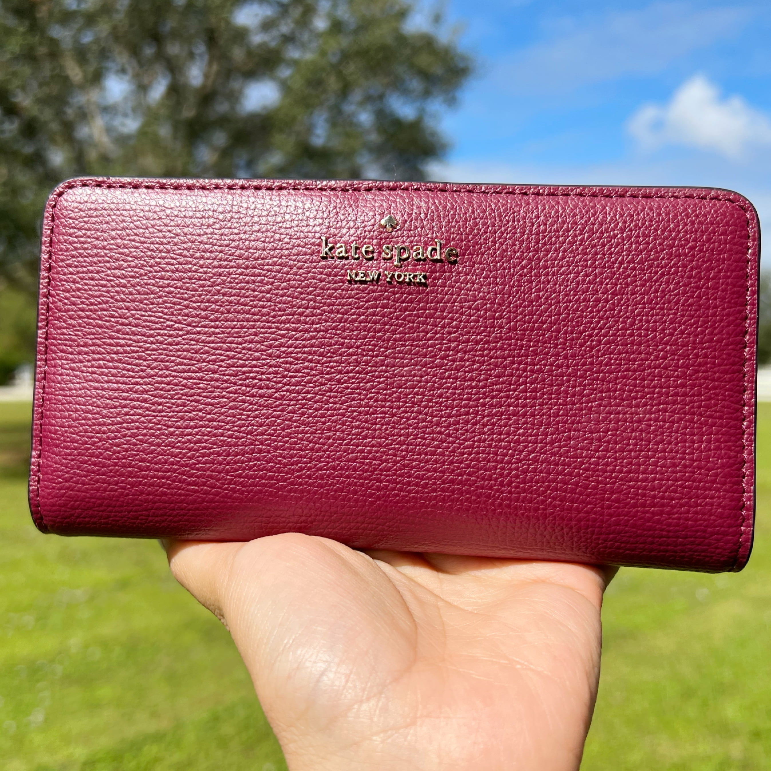 kate spade button wallet